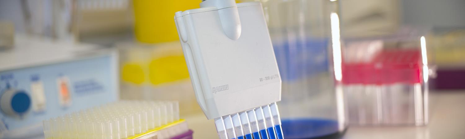 image of a hand using a multiple pipetting tool