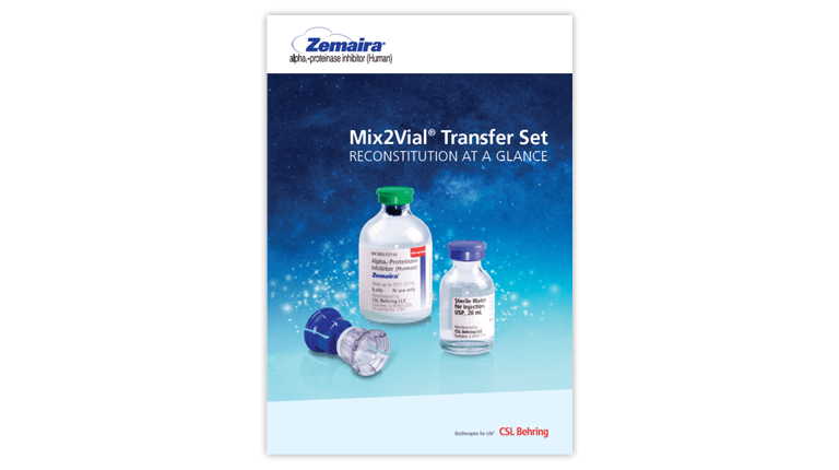 Mix2Vial Reconstitution