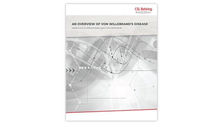 Overview of von Willebrand Disease