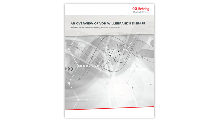 Overview of von Willebrand Disease